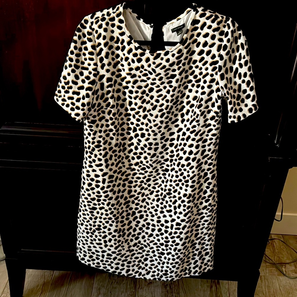 Ann Taylor leopard print dress